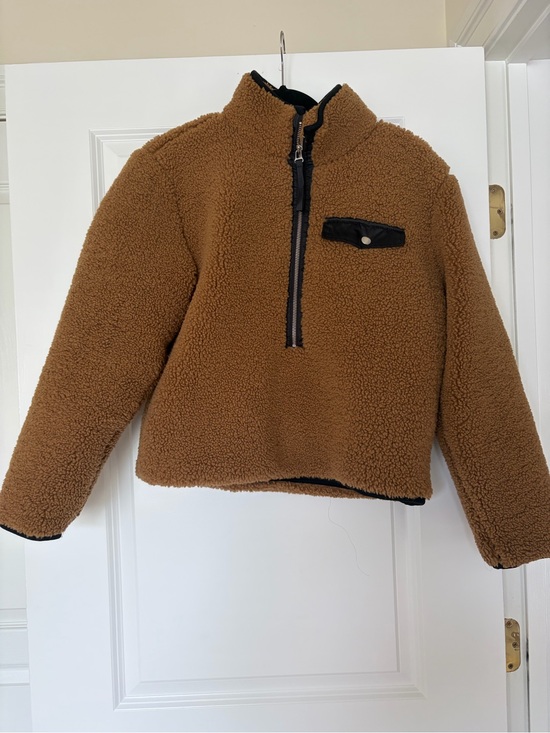 pistola Jackets & Blazers - pistola tan sherpa zip-up jacket